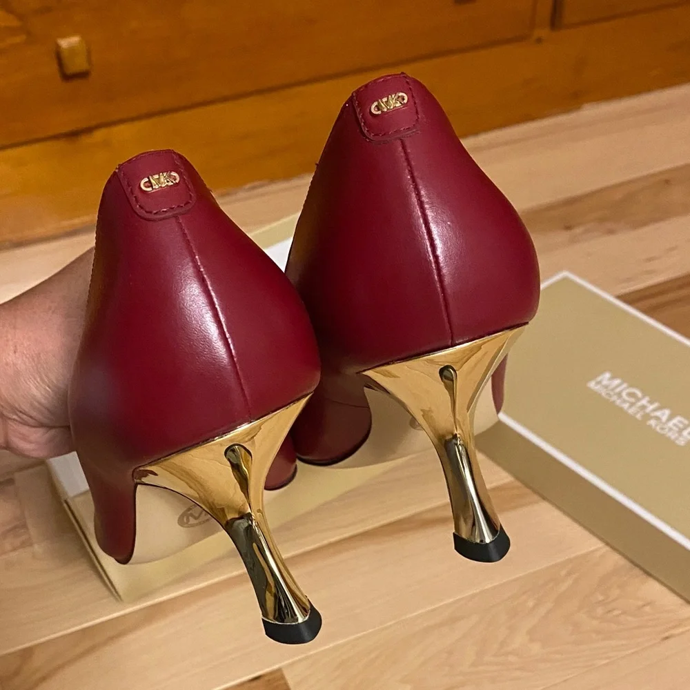 Michael Kors Deep Red Heels - Picture 5 of 10